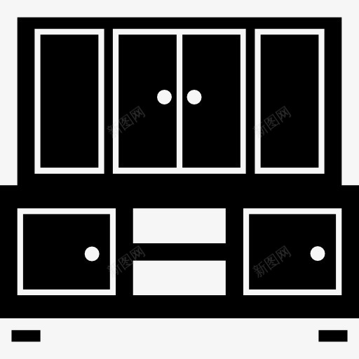 餐厅家具的存储对象图标png_新图网 https://ixintu.com 厨房 存储 家具 家居用品 工具和用具 海报 物品 衣柜 食品 餐厅