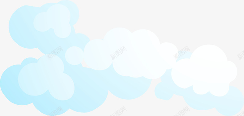 蓝色卡通云彩png免抠素材_新图网 https://ixintu.com 云层 卡通云朵 卡通水蒸气 天空 水蒸气 漂浮云朵 白云 蓝色云彩 装饰图案