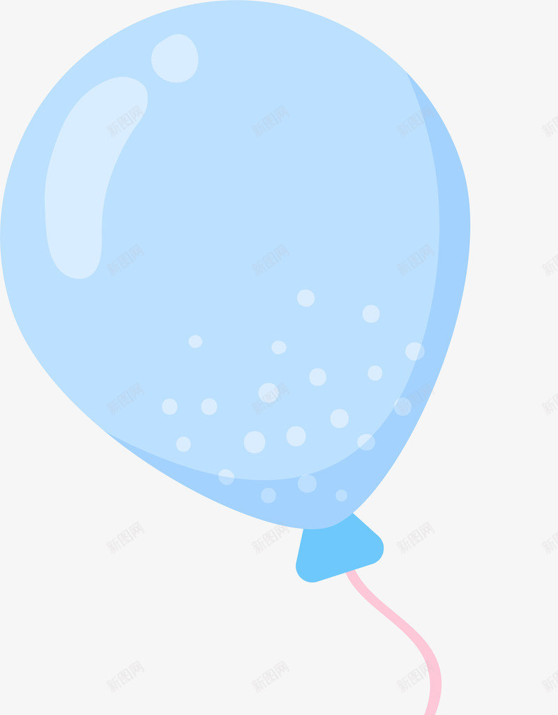蓝色闪耀漂浮气球png免抠素材_新图网 https://ixintu.com 儿童节气球 卡通气球 活动气球 漂浮气球 蓝色气球 装饰气球