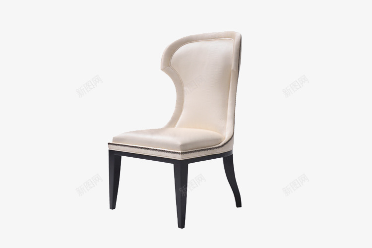 白色简约欧式椅子png免抠素材_新图网 https://ixintu.com 椅子 欧式 白色 简约