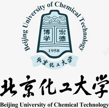 北京化工大学logo矢量图图标图标