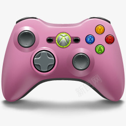 粉色游戏柄png免抠素材_新图网 https://ixintu.com pink xbox 游戏杆 粉色