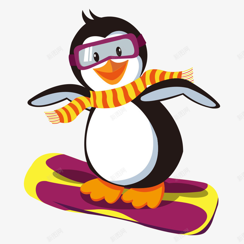 卡通企鹅png免抠素材_新图网 https://ixintu.com 企鹅 卡通企鹅 可爱 小企鹅 插画