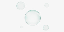淘宝白色水滴气泡集合高清图片