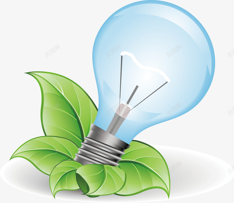 绿色环保元素png免抠素材_新图网 https://ixintu.com 减排 标签 灯泡 环保 生态 绿色 能源 节能 设计素材
