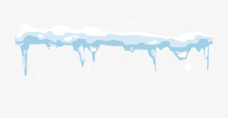 矢量冰条冬季冰块装饰高清图片