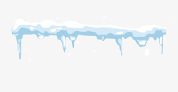 白色冰条冬季冰块装饰高清图片