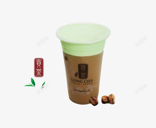 贡茶png免抠素材_新图网 https://ixintu.com png图片素材 免费png素材 奶茶 字体 贡茶 饮料