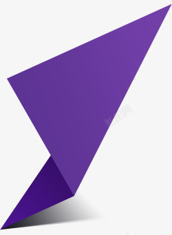 平面紫色的纸张素材