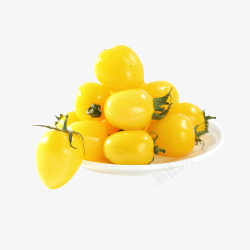 蔬果免扣实物图一碟黄色的蔬果高清图片