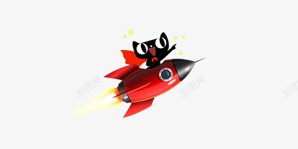 天猫双12促销漂浮小元素png免抠素材_新图网 https://ixintu.com 促销小元素 天猫漂浮 小元素 漂浮 火箭