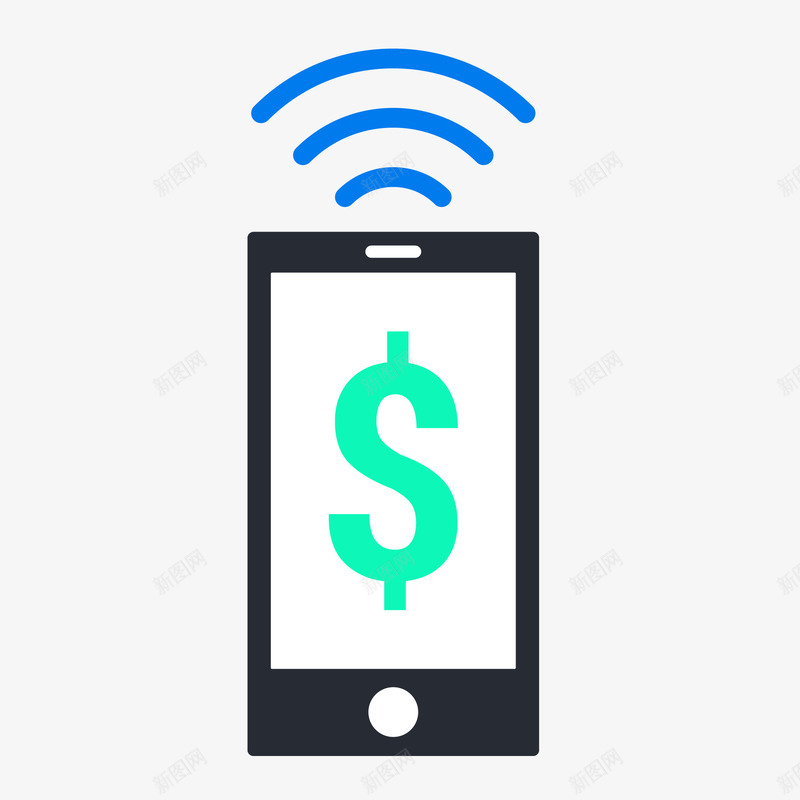 简约NFC手机支付界面png免抠素材_新图网 https://ixintu.com NFC功能 ui设计 在线支付 广告设计 支付界面 移动支付