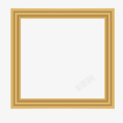 木质方框木质方形方框放大框矢量图高清图片