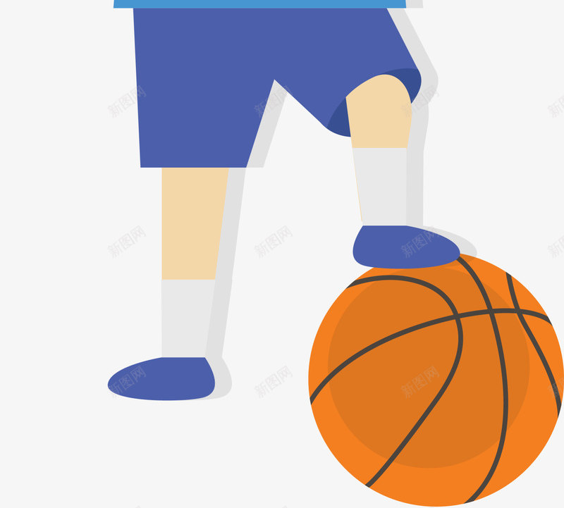 脚踩篮球的可爱女孩png免抠素材_新图网 https://ixintu.com 可爱女孩 打篮球 球员 篮球运动 脚踩篮球 踩着篮球