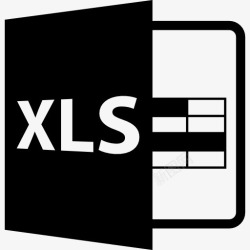 XLS扩展xls开放文件格式图标高清图片
