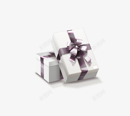 紫色的礼物盒图标psd_新图网 https://ixintu.com 创意图标 图标 图案 扁平化图标 标志 礼物 礼盒 立体化图标 网页素材