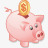 扑满图标png_新图网 https://ixintu.com bank coins finance pi piggy storage 存储 小猪 硬币 金融 银行