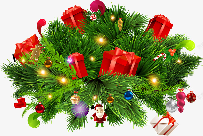 圣诞节元素红色的礼物造型png免抠素材_新图网 https://ixintu.com 元素 圣诞节 礼物 红色 造型
