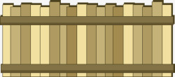 木质护栏素材