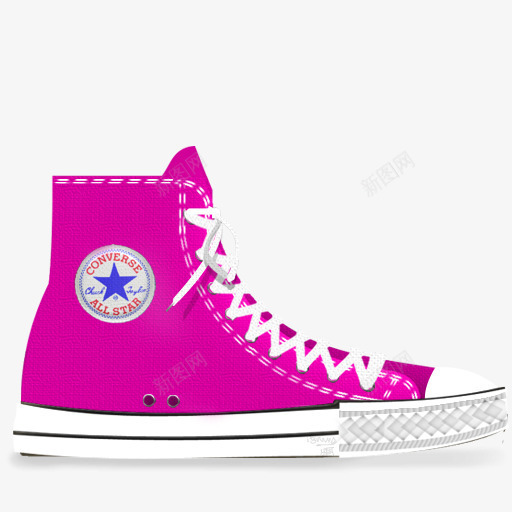 匡威粉红色的鞋Converseicons图标png_新图网 https://ixintu.com Converse Pink Shoe 匡威 粉红色的 鞋