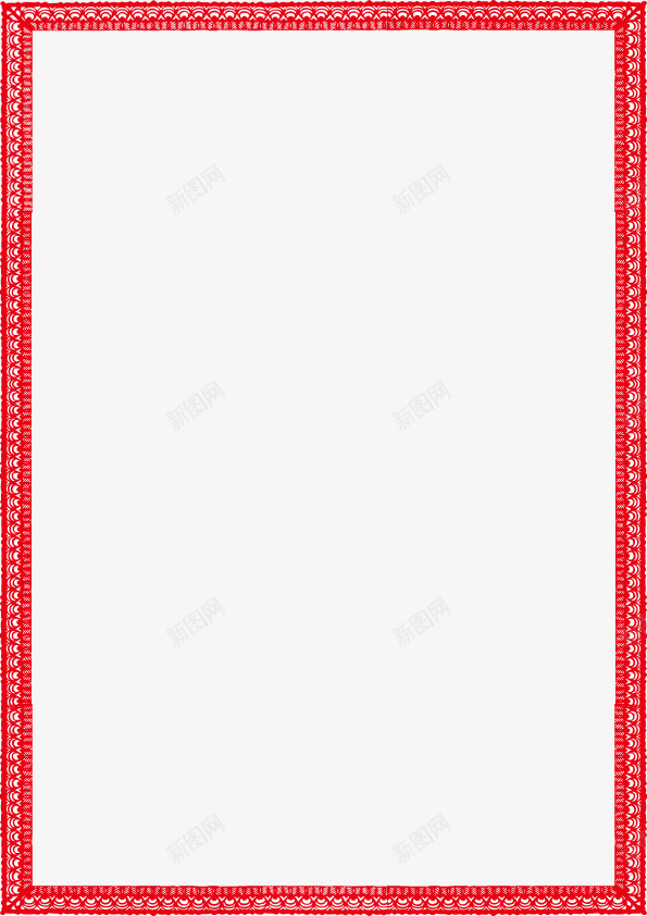 新年红色中国风边框png免抠素材_新图网 https://ixintu.com 国风 新年 新年公告栏 春节公告 红色 红色边框 边框红色