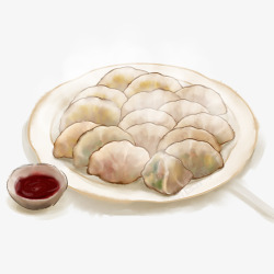 水饺素材下载卡通饺子高清图片