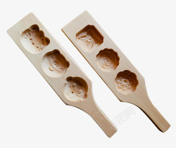 冰皮月饼模具木质冰皮月饼烘焙模具高清图片