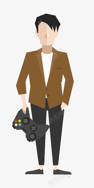 扁平化男人png免抠素材_新图网 https://ixintu.com H5页面素材 人物形象 卡通 扁平化 扁平素材 电商卡通 男士 简约卡通人物 网页设计卡通