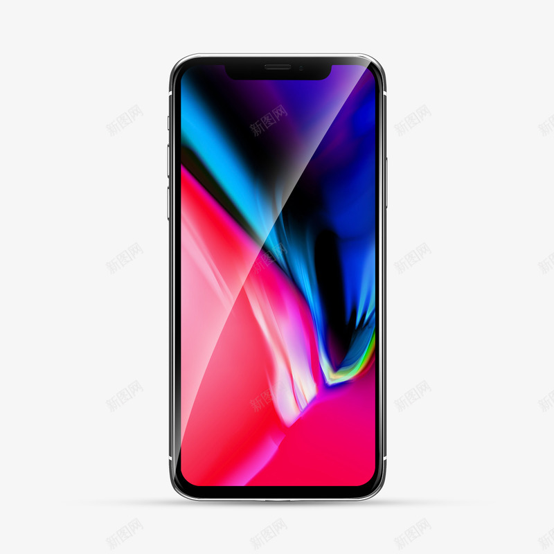 时尚iPhoneX全面屏产品实物png免抠素材_新图网 https://ixintu.com iPhoneX全面屏 iPhoneX样机 全面屏手机 手机正反面 苹果 苹果手机 高科技