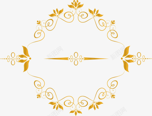 欧式黄色花朵图标图标