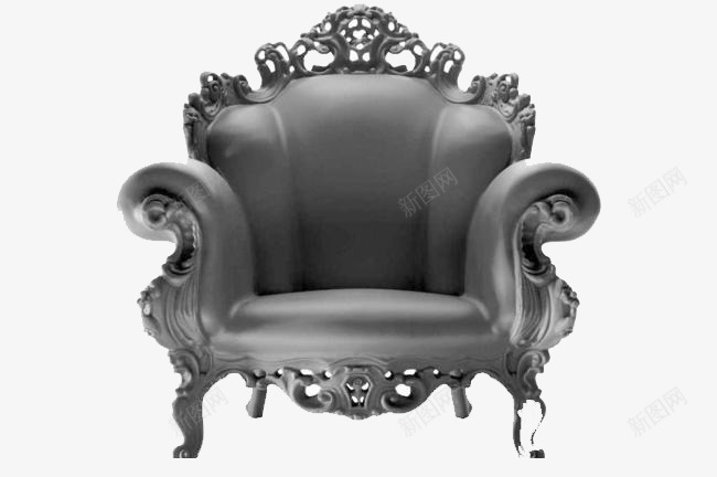 小家具图png免抠素材_新图网 https://ixintu.com 化妆椅子 弯曲的 高贵的