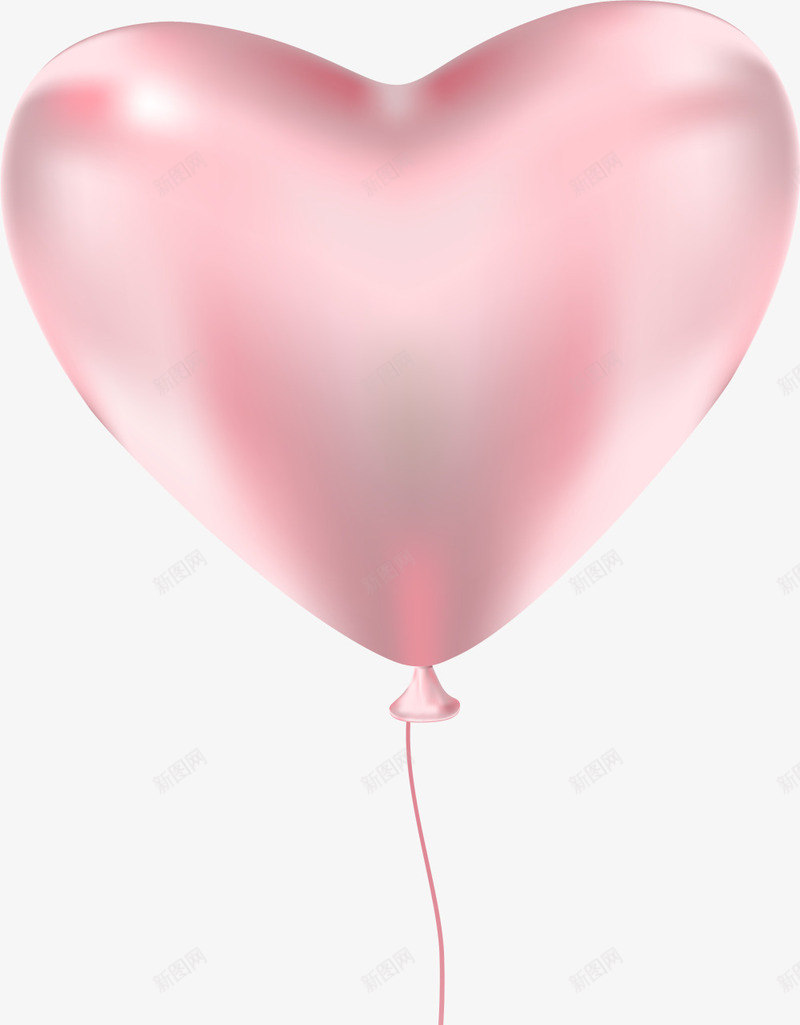 粉色情人节漂浮气球png免抠素材_新图网 https://ixintu.com love 婚庆 情人节 浪漫 漂浮气球 爱心气球 爱情 粉色气球