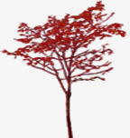 红色朦胧创意大树png免抠素材_新图网 https://ixintu.com 创意 大树 朦胧 红色