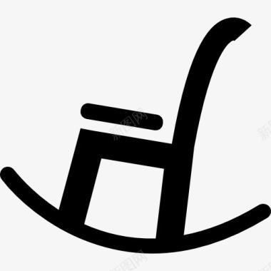 客厅的摇椅图标图标