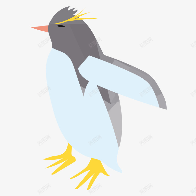 彩色手绘的小企鹅png免抠素材_新图网 https://ixintu.com 动漫动画 动物 卡通手绘 小企鹅 彩色企鹅 装饰图