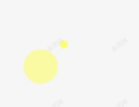 漂浮圆圈png免抠素材_新图网 https://ixintu.com 圆圈 漂浮物 装饰 黄色