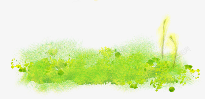 绿色模糊草坪漂浮png免抠素材_新图网 https://ixintu.com 唯美 春天 模糊 漂浮 绿色 草坪