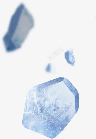 漂浮的石块晶石蓝色png免抠素材_新图网 https://ixintu.com 晶石 漂浮 石块 蓝色