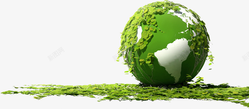 绿色环保地球草地创意png免抠素材_新图网 https://ixintu.com 创意 地球 环保 绿色 草地
