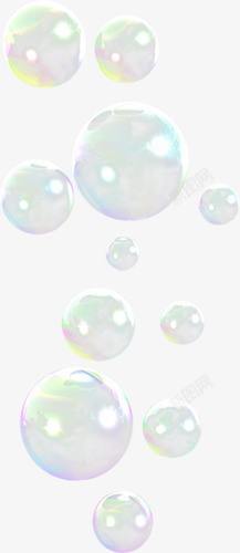五彩泡泡五彩气泡高清图片