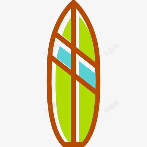 图标png_新图网 https://ixintu.com 冲浪 冲浪板 冲浪海滩 夏季 水上运动 运动