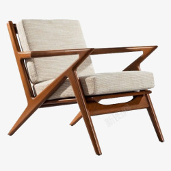 简约质感木质椅子素材