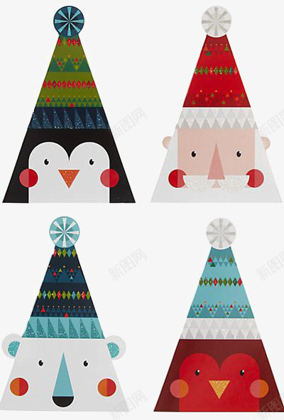 圣诞老人png免抠素材_新图网 https://ixintu.com 创意 圣诞企鹅 圣诞图片 圣诞帽 圣诞库 圣诞库图片 圣诞老人头像 圣诞节 字体设计 彩色 爱心 红色帽子 红色爱心