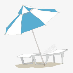 海滩遮阳伞素材