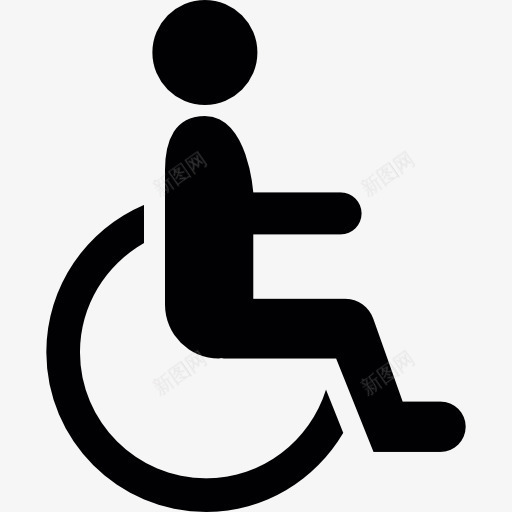 男性卡通轮椅图标png_新图网 https://ixintu.com 人 残疾 男 男人 男卡通 轮椅