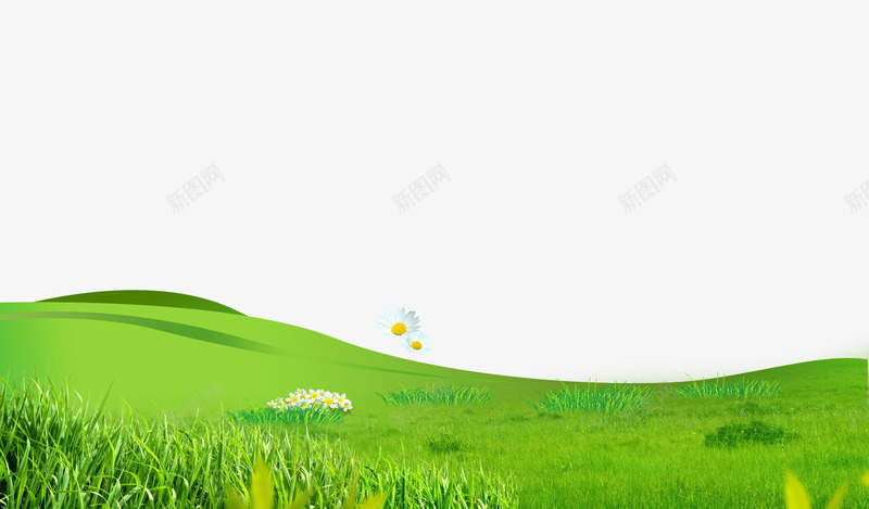 绿色草坪png免抠素材_新图网 https://ixintu.com 平面设计 旷野 草坪 设计素材
