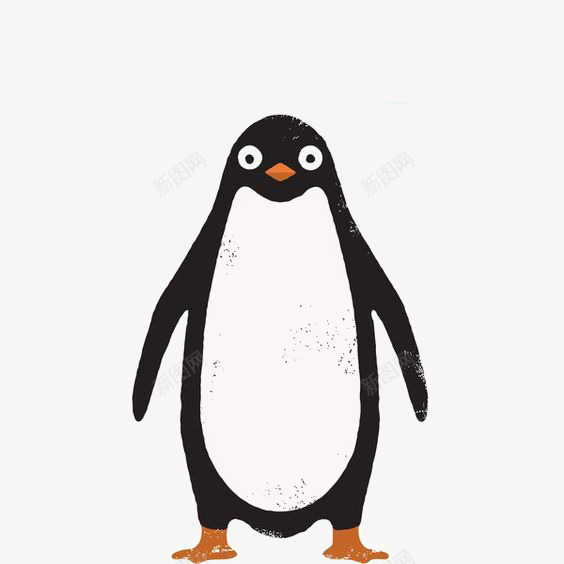 卡通企鹅png免抠素材_新图网 https://ixintu.com 企鹅免扣元素 企鹅插画 企鹅素材 南极企鹅 手绘企鹅