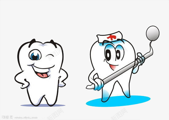 牙齿护士png免抠素材_新图网 https://ixintu.com 健康 卡通 牙齿 牙齿护士 牙龈保护 牙龈健康刷牙防蛀牙