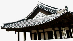 韩国复古冬季房屋素材