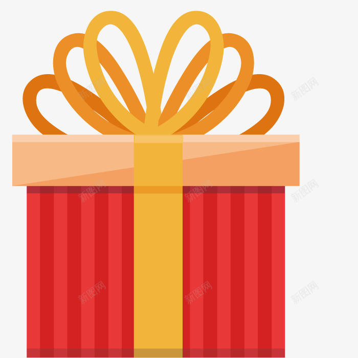 红色礼品盒子png免抠素材_新图网 https://ixintu.com 圣诞节 模型 物品 礼物 装饰